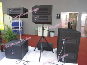 skytone 2 way concert professional powered speaker