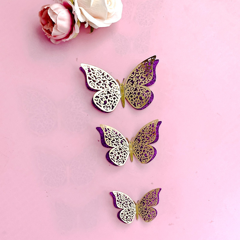 Gold Butterfly Decorations Cake Topper Cake Decoration