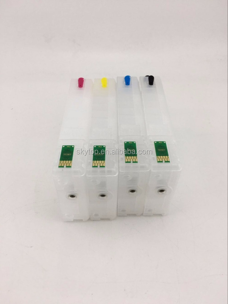 refill ink cartridge T7921 T7922 T7923 T7924 for Epson WorkForce Pro WF-5111 WF-5191 WF-5621 with one time use chip