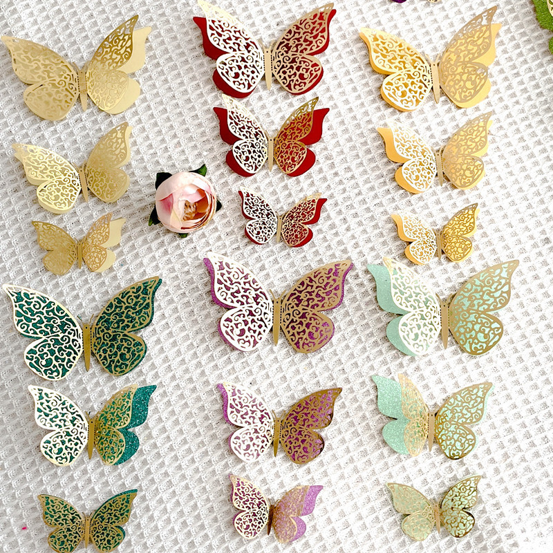 Gold Butterfly Decorations Cake Topper Cake Decoration