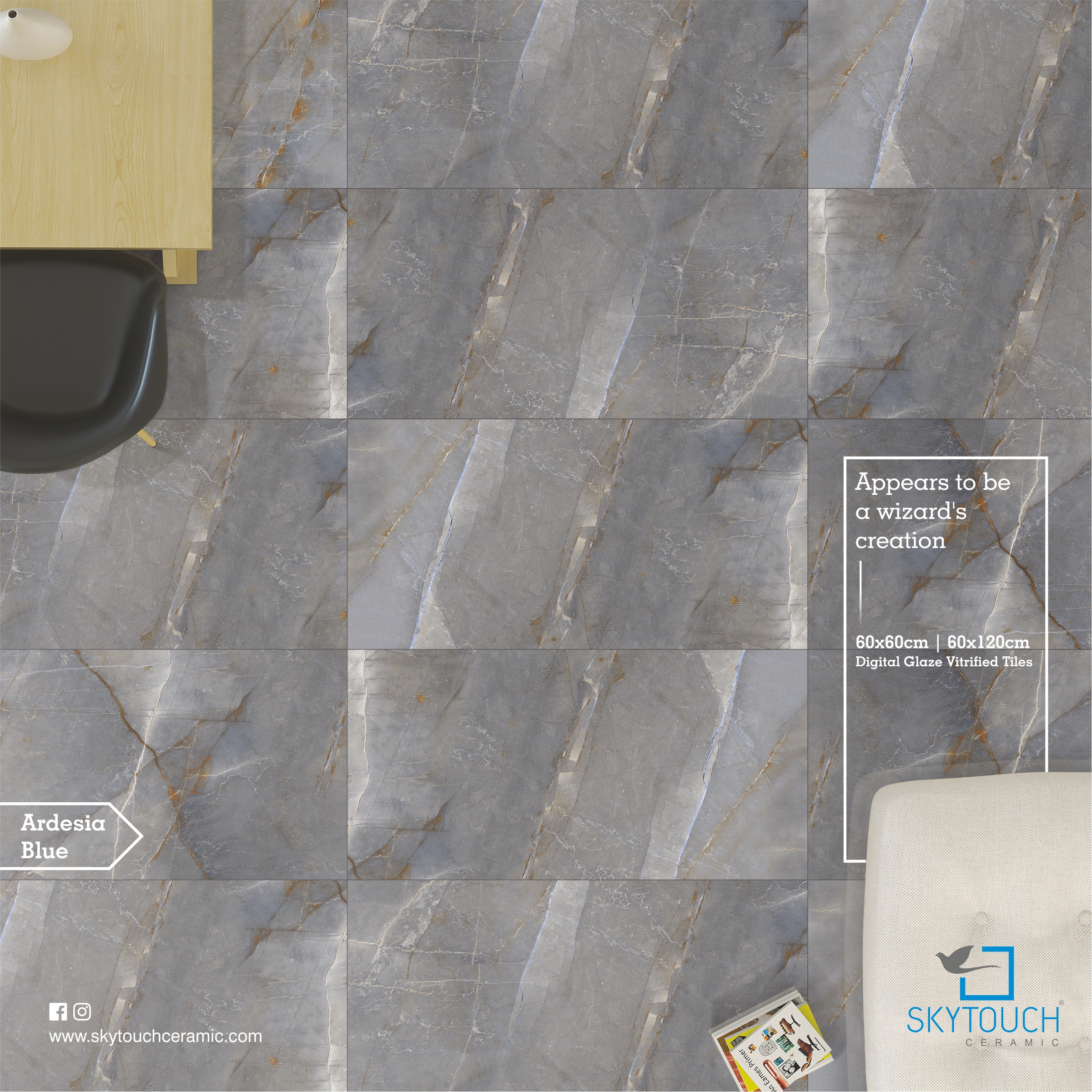 Solid floor porcelain tiles 600 x1200MM polish surface non slip ceramic art  floor tiles bedroom floor tile 60x120cm