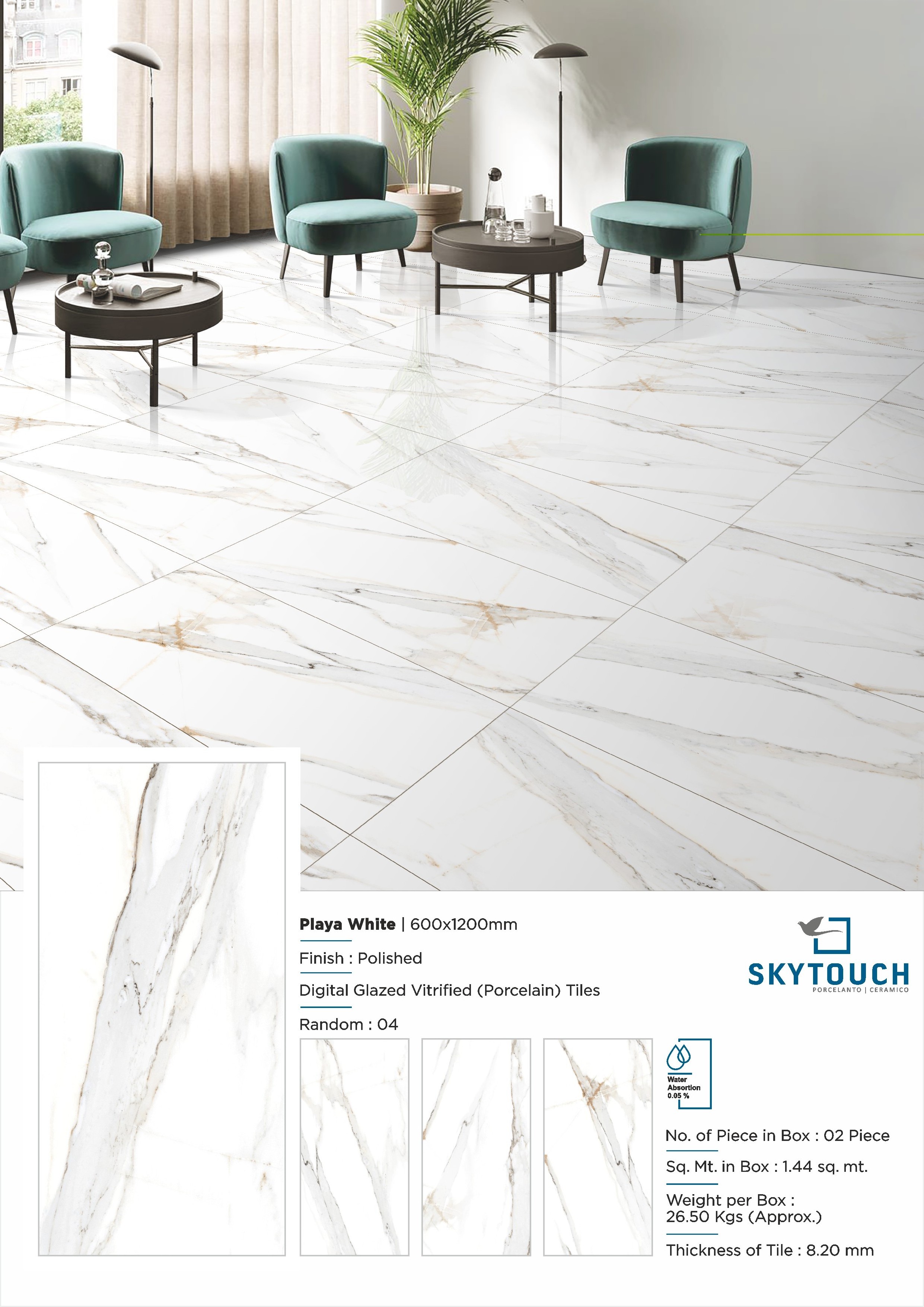 Premium 600x 1200mm Best price Milky Soft White porcelain with led interior design tiles floor tiles design