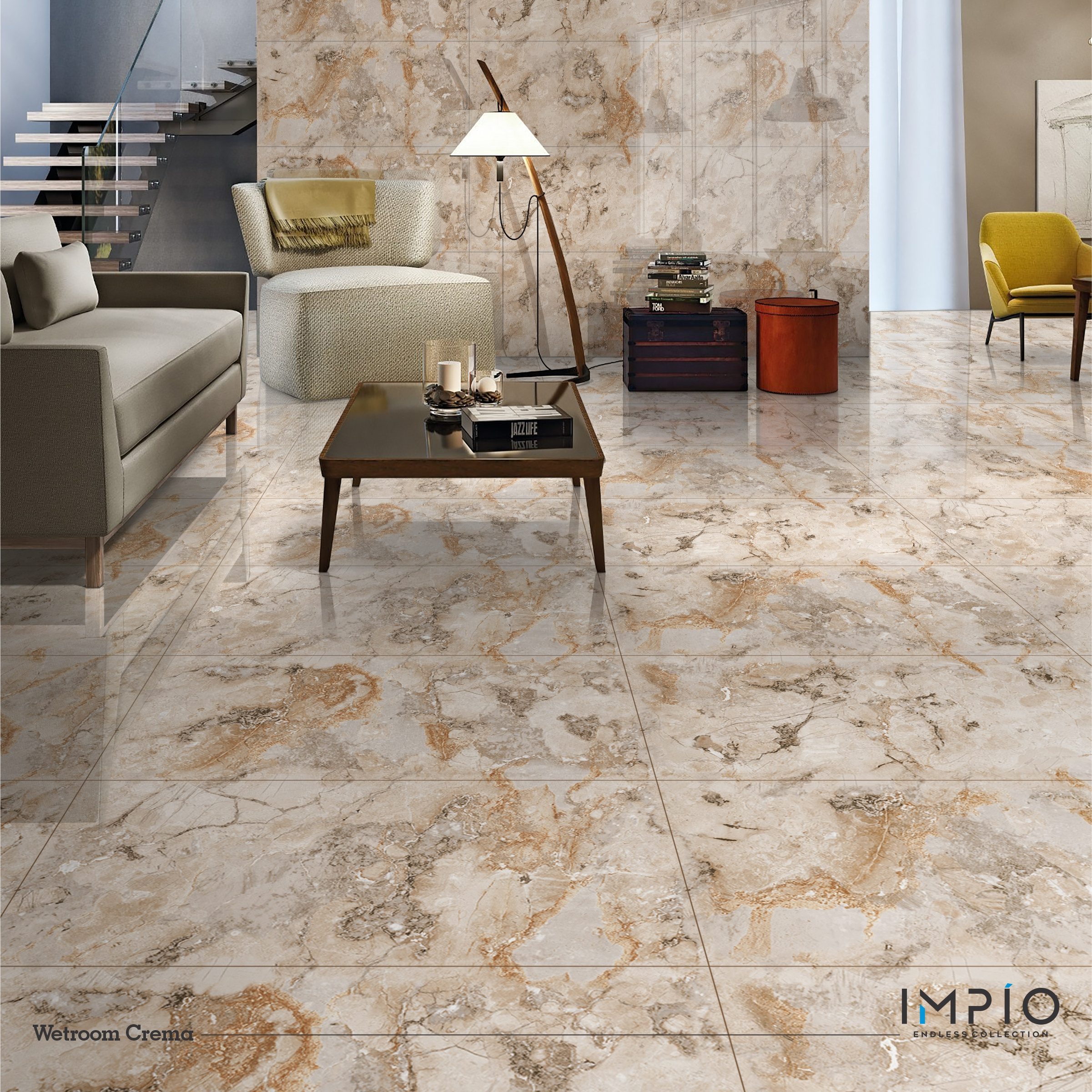 Stunning Skytouch 600x1200mm ceramics glaze series porcelain marble tiles for wall and floor tiles