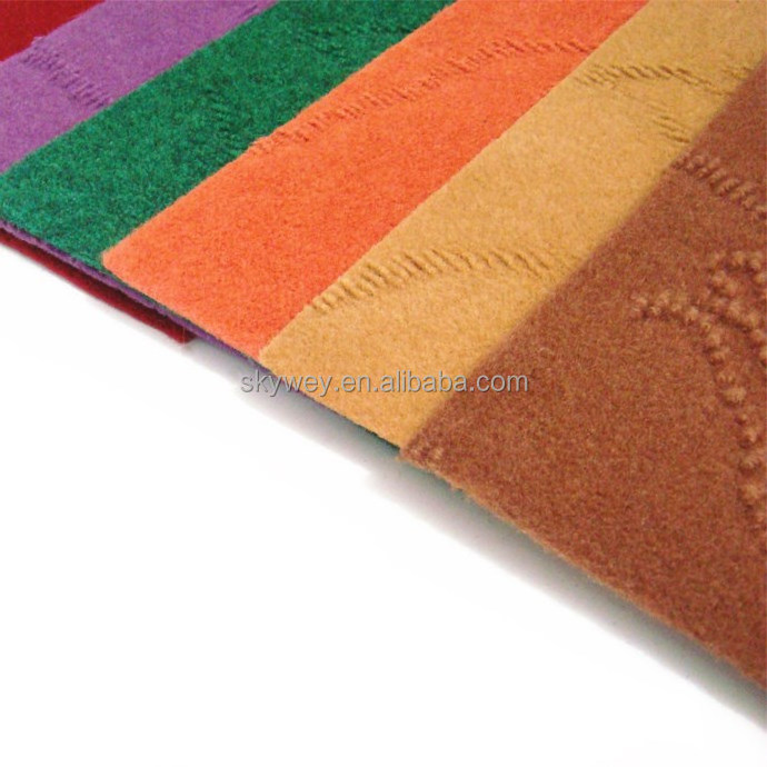 Skywey Home Textile Velour Carpet,Needle Punch Carpet 100% Polyester Non Woven Carpet Use For Hotel In China