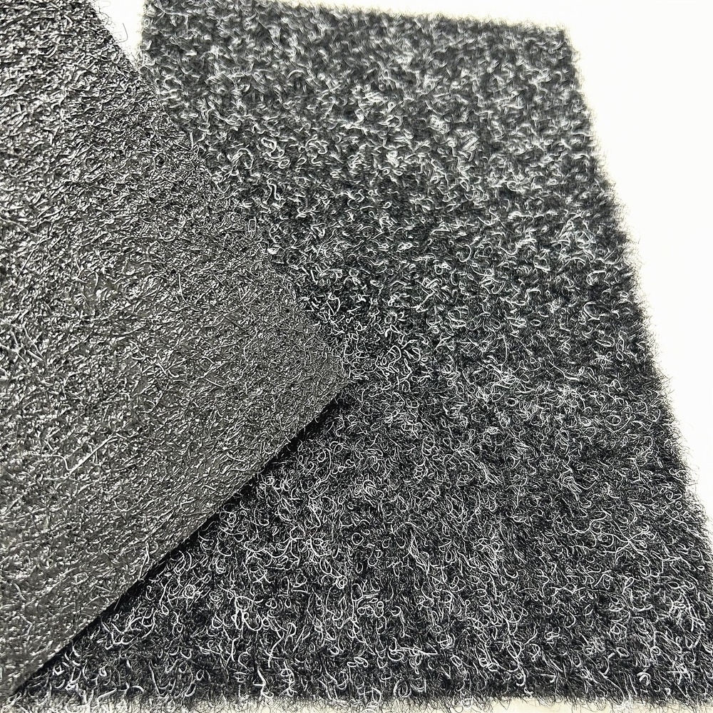 Easy to clean Latex backing Polypropylene 15mm Velour Abrasion-resistant  sluice box mat