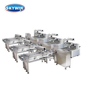 New Design Full Automatic High Speed Chocolate Wafer Biscuit  snacks bar  Horizontal Packing Machine