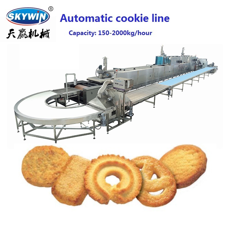 Soft Biscuit Making Machine with Option for Cookie Making With Different Capacity with sandwich biscuit