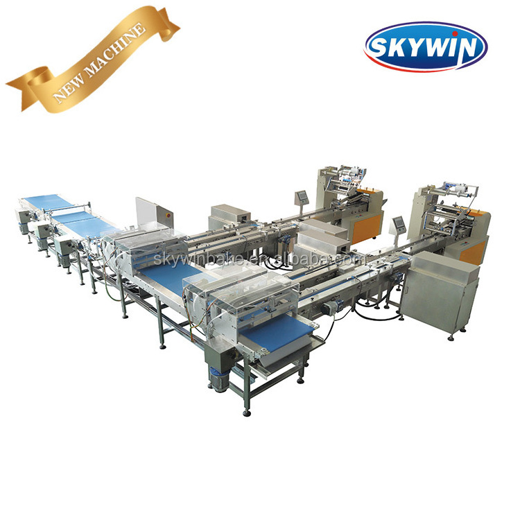 New Design Full Automatic High Speed Chocolate Wafer Biscuit  snacks bar  Horizontal Packing Machine