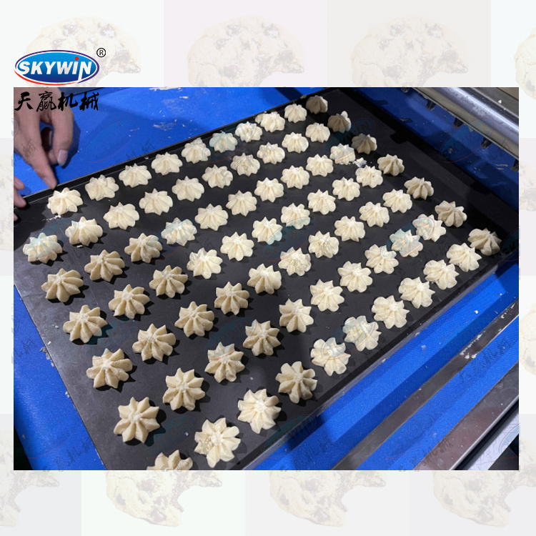 Skywin Cookie Maker Making Machine Alfajores Cookie Depositor Machine Butter Cookies Making Machine