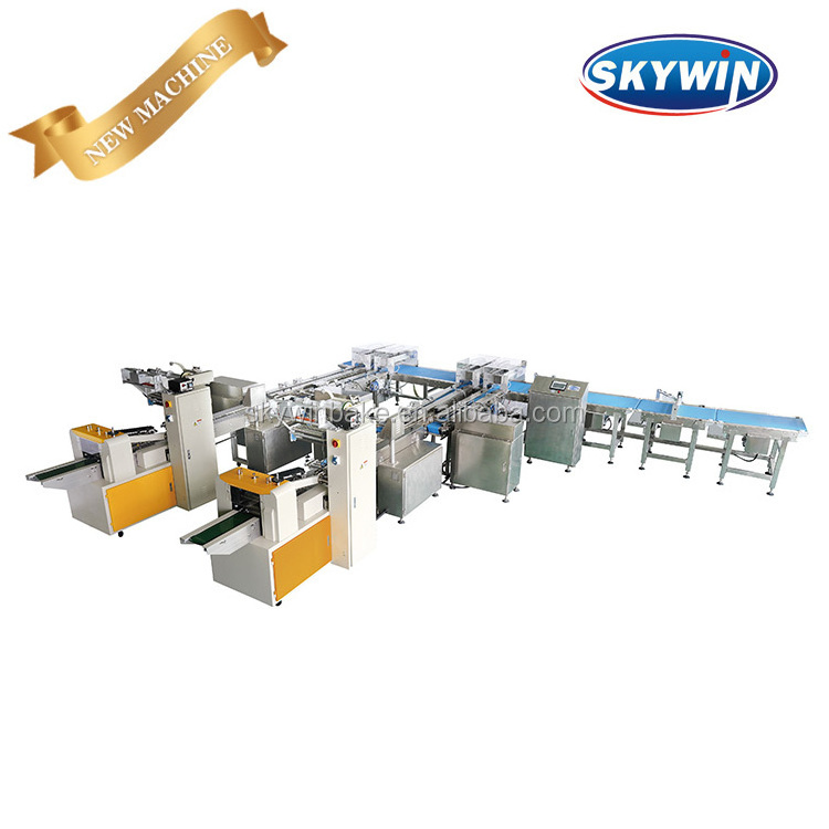 New Design Full Automatic High Speed Chocolate Wafer Biscuit  snacks bar  Horizontal Packing Machine