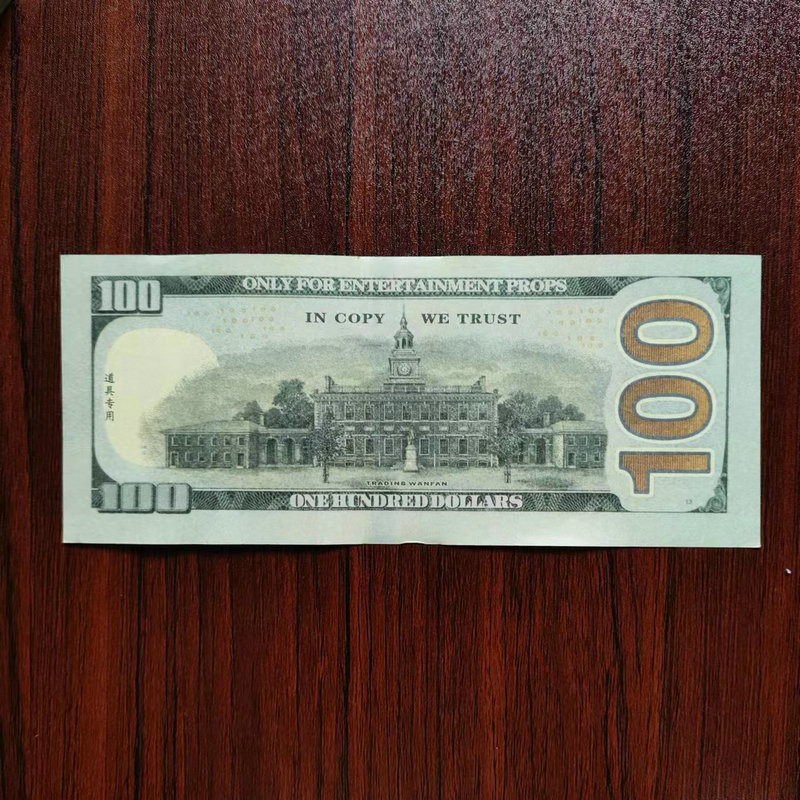 Paper Props 100 Dollar Bank Ancestor Money Notes Movie Prop Party Game Supplies High Quality Prop Money