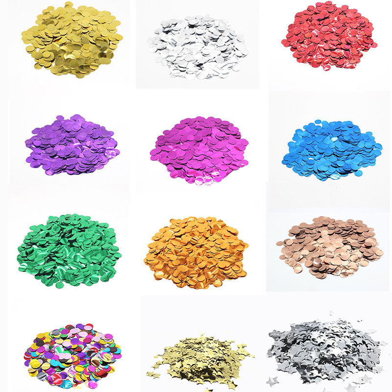 Round BoBo Ball Filler  PET Balloon Glitter Balloon Foil Paper Confetti A139