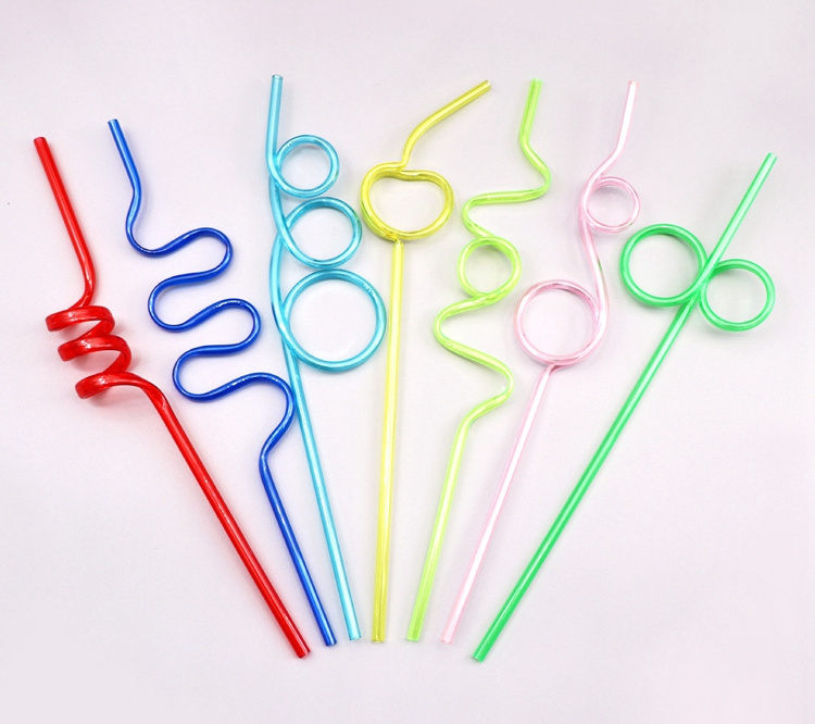 Crazy Straws Colorful Funny Straws for Kids Reusable Silly Straws Great for Parties and Birthday Party Carnivals Classroom Y757