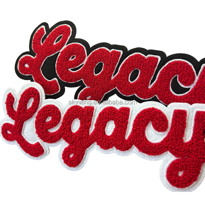 11 INCH All Legacy Embroidered Chenille Letter Delta Sigma AKA Sorority Heat Press Iron on Patches for Jacket