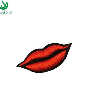 Sexy lips 3D embroidery patches