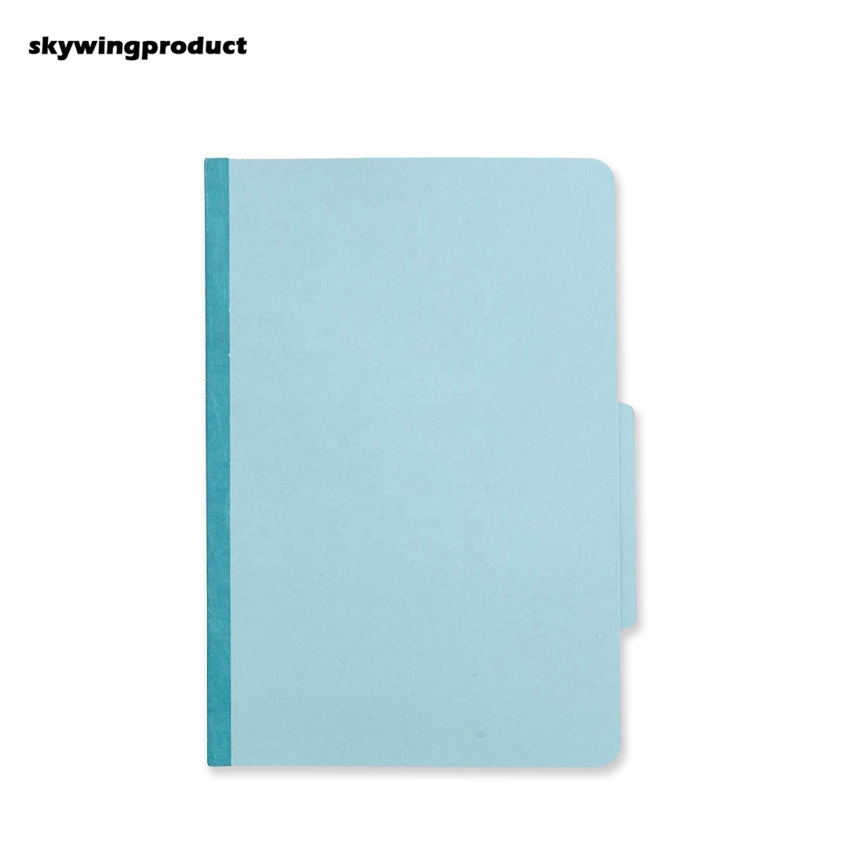 skywingproduct10pcs/Box Legal Size Light Blue  2 Inch Tyvek expansions Durable 2 Prongs Classification Paper File Folders