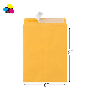 Good price 250 Count  6 x 9 Self Seal Catalog Security Small Brown Kraft Oversize Envelopes for Mailing Storage and Organizing