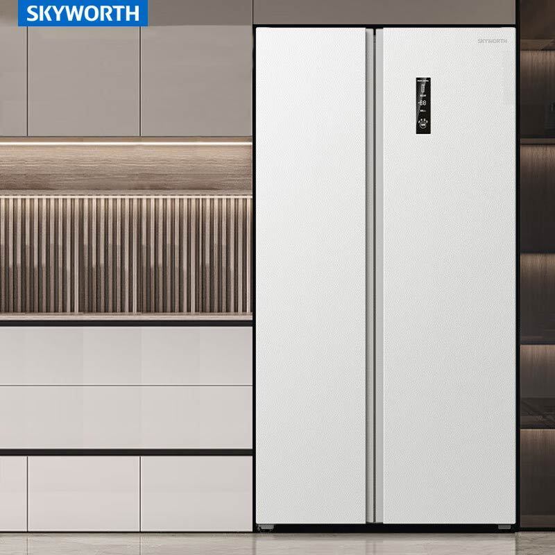 Skyworth Factory OEM  Home Appliance Eletronic Refrigerators 400 500L Double Door Fridge Freezer Built in Refrigerators