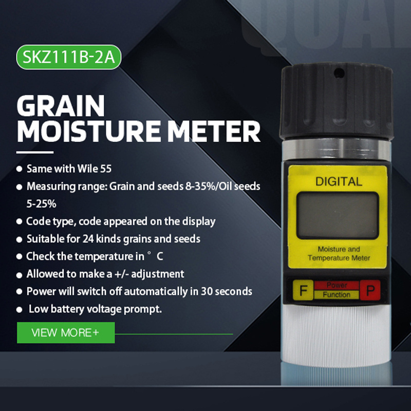 skz111b-2a rapid inductive pinless cup grain Black Oats Hard Wheat Lupin Rice paddy moisture test meter