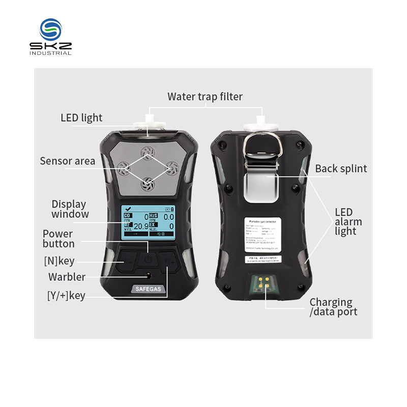 SKZ2054C-BCL3 Portable automotive exhaust Boron trichloride gas analyzer leak detector