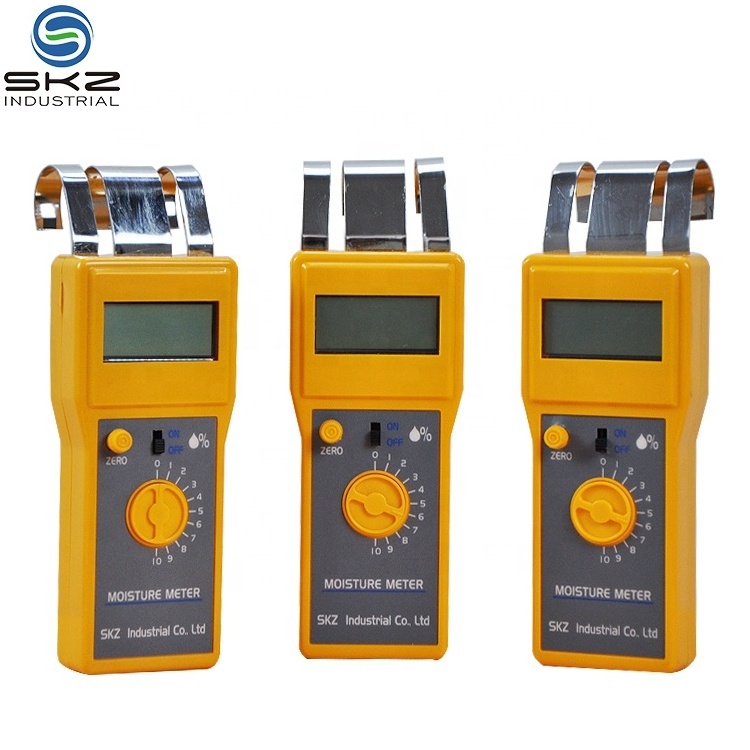 Low MOQ support OEM SKZ111A high frequency principle Textile Moisture Meter Analyzer