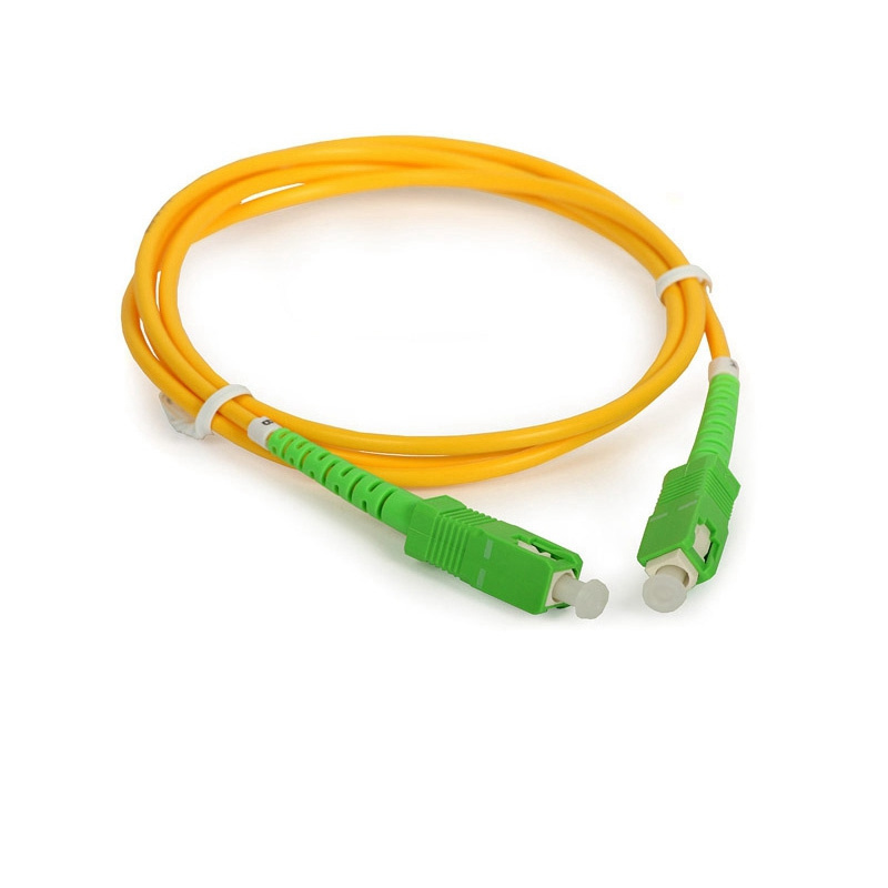 China Factory Single Mode Simplex SX SM Fiber Optic Patch Cord Jumper Pigtail With FC LC SC ST UPC APC PC Connector