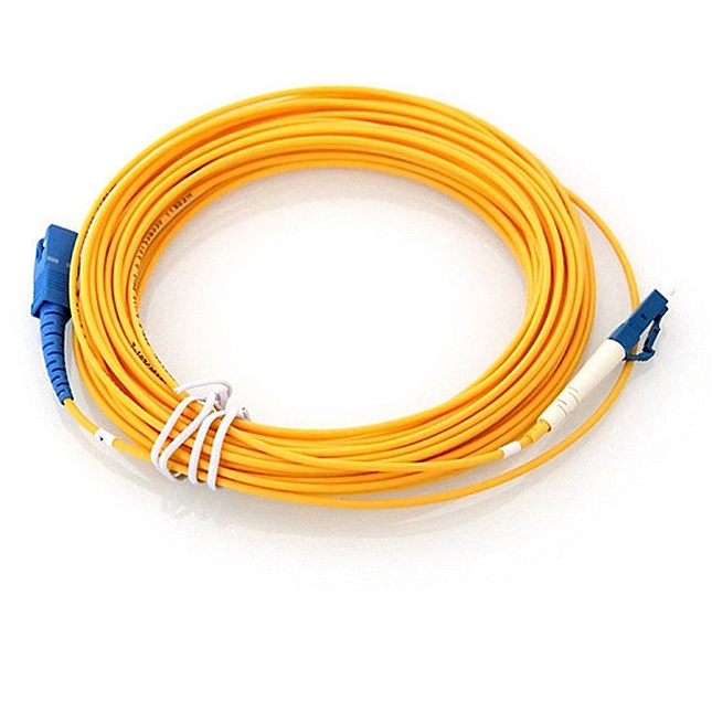 China Factory Single Mode Simplex SX SM Fiber Optic Patch Cord Jumper Pigtail With FC LC SC ST UPC APC PC Connector