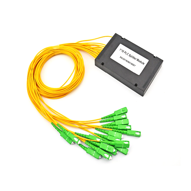 ABS Box Module Splitter 1x2 1x4 1x8 1x16 1x32 1x64 Fiber Optic PLC Splitter Box With SC APC UPC Adapters