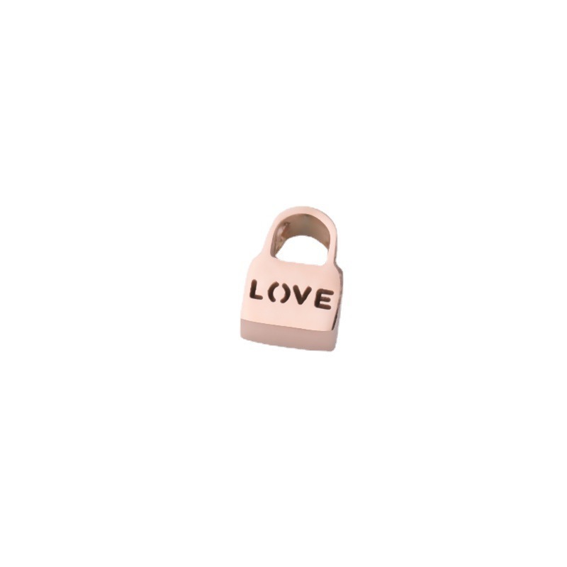 Sland Jewelry Supplies Diy Jewelry Making Love Lock Stainless Steel Charm Pendant Custom Accessories Fittings For Necklace