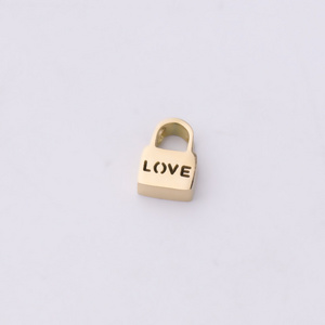 Sland Jewelry Supplies Diy Jewelry Making Love Lock Stainless Steel Charm Pendant Custom Accessories Fittings For Necklace