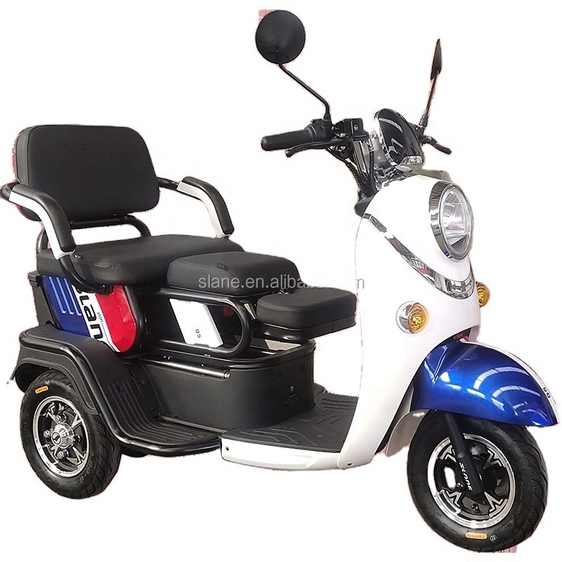 SLANE newest hot selling 3 wheels electric motorcycles powerful offroad citycoco 1000w e-tricycle