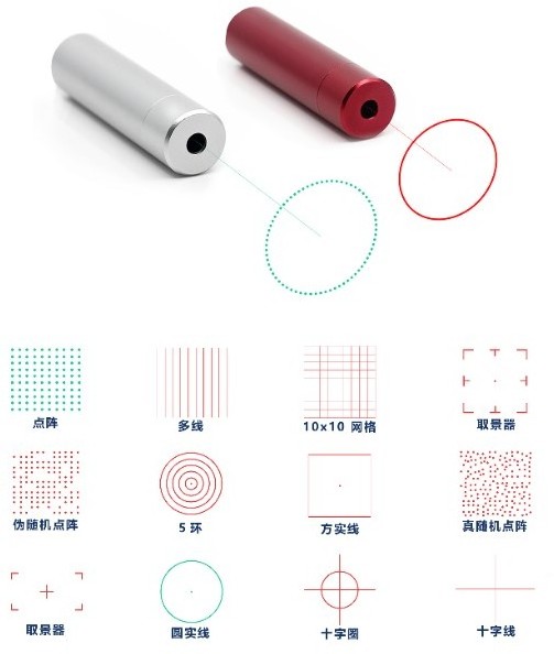 635nm 20mw Grid pattern 20 x 20 red laser diode module 9mm x 20mm DOE module factory price high quality