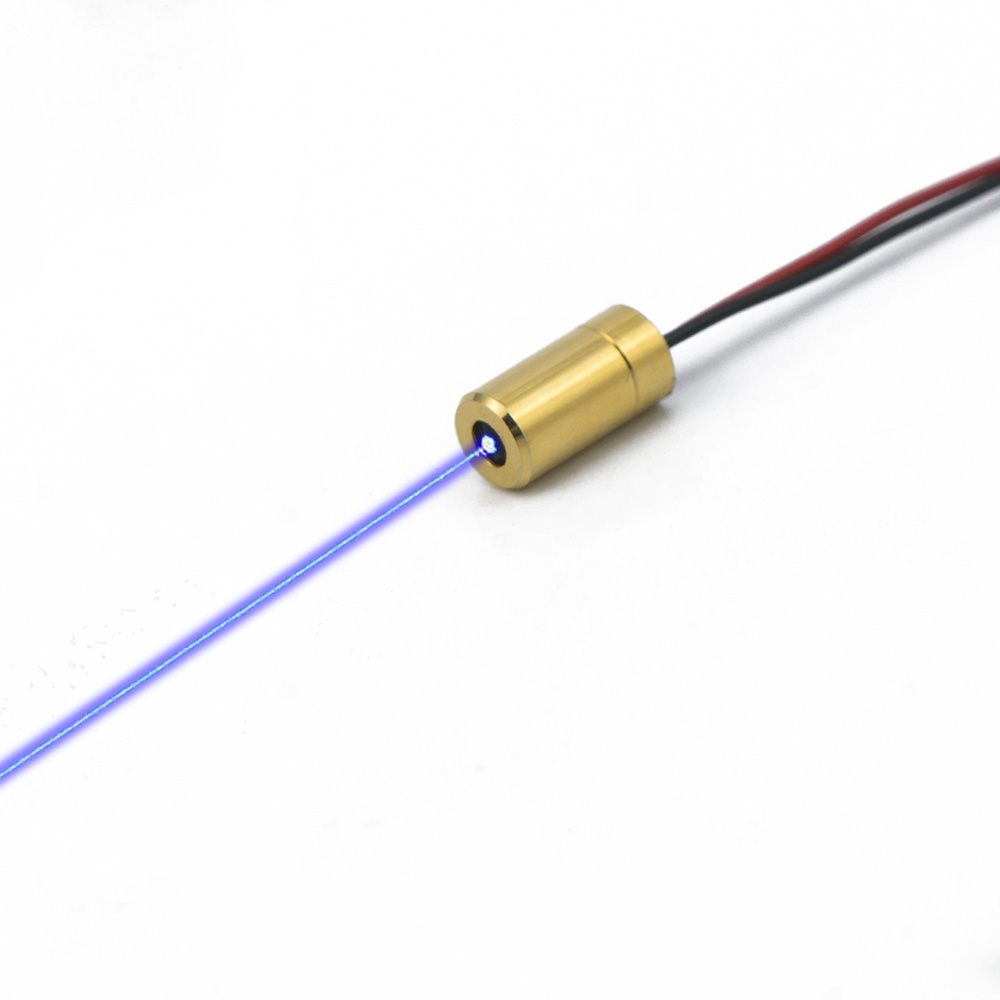 UV laser module 3V-4.5V DC Adjustable Power 5mW 450nm Blue Laser