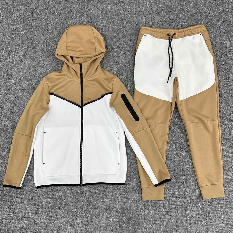 Men's Slim Fit Tracksuits Custom Logo Tech Fleece With Side Jogging Tracksuit  tech fleece tracksuit winter fleece track suit