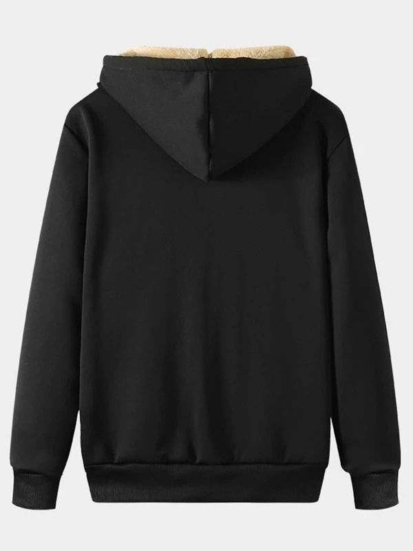 Men Zip Up Thermal Lined 400GSM Hoodie Unisex Women Hoodie Long Sleeve Printed Oversize Pullover Hoodies & Sweatshirts Wholesale