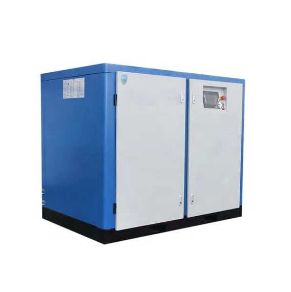 Screw air compressor for slaughterhouse and meat processing plant