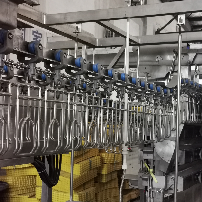 SS 304 hook shackles for Overhead Conveyor system for halal chicken slaughter machine / processing conveyor line