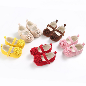 New Cute Baby Dress Shoes Flower Sneakers Soft Sole Anti Slip Children Toddler Shoes Baby Boy Girl Shoes Girls First Walkers