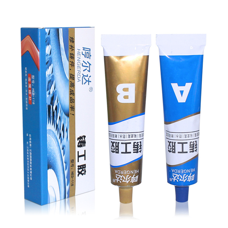 High Temperature Heat Resistant Paste Epoxy Resin Glue Metal Repair Adhesive Welding Glue