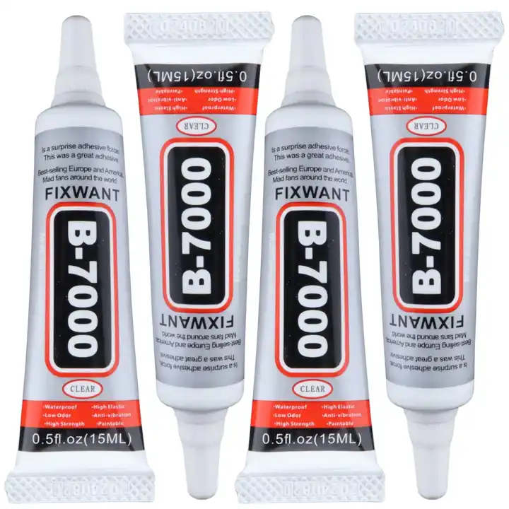 B-7000 Semi-Fluid High Viscosity Glue Made with Cyanoacrylate Main Raw Material Wide Range of Applications