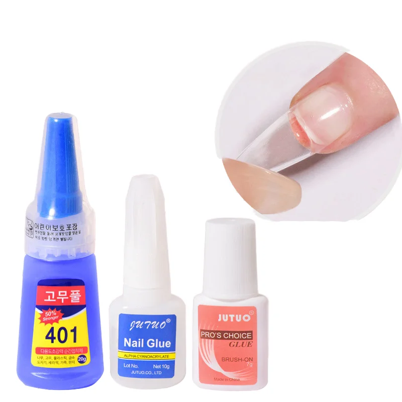 New OEM/ODM Soft Nail Tip Gel Glue Super Adhesive Epoxy Based for Nail Art Leather Construction Application