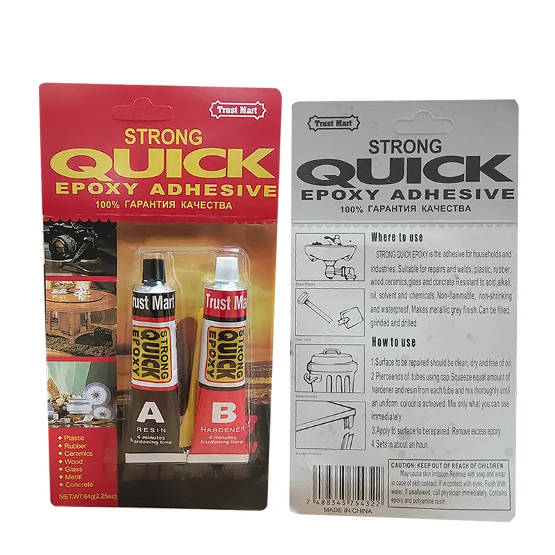 Quick AB Epoxy Glue for Construction Packing Woodworking Transportation