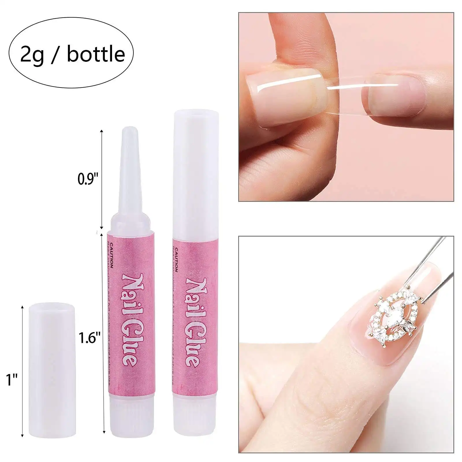 Wholesale 2g Epoxy Drill Glue for Diamonds & Rhinestones for All Kinds of Nail Art Leather & Construction Applications