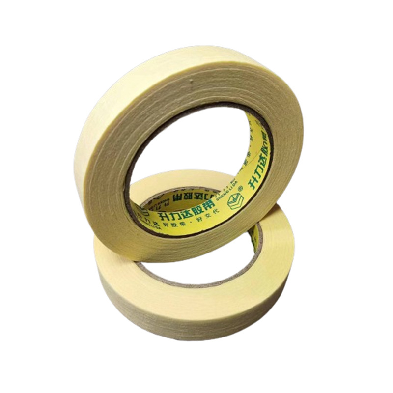 Wholesale 50M Flexibility Painting Shielding Masking Tape Adhesive Masking Film Tape for Car Painting