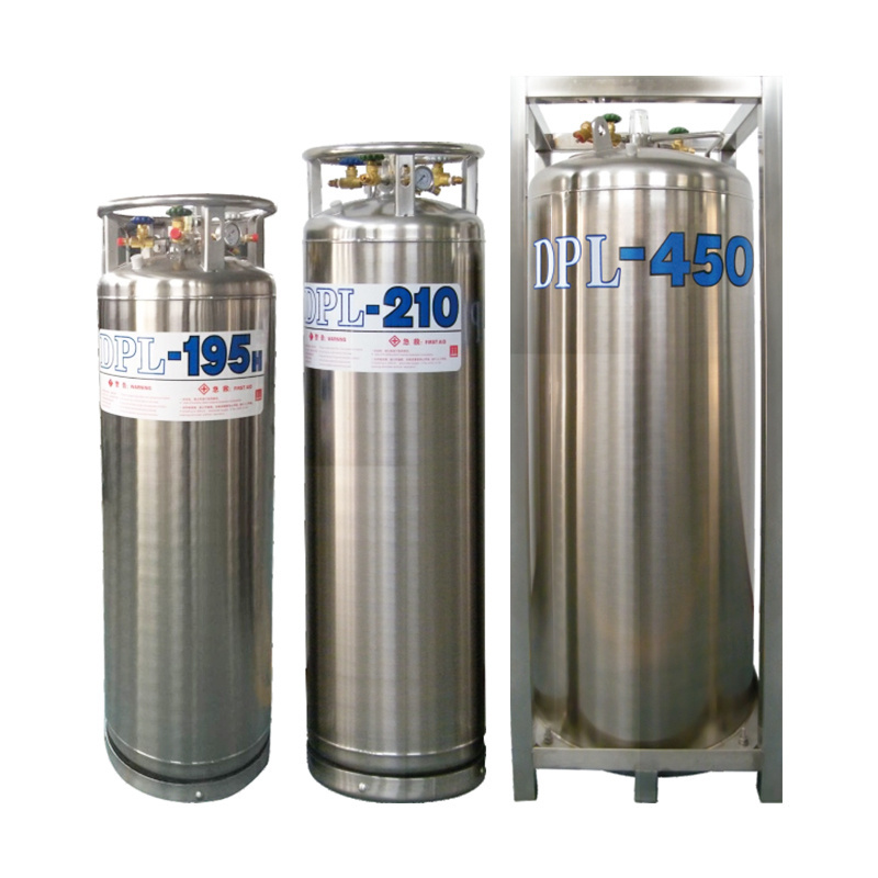 375L Co2 Nitrogen Cryogenic Dewar Vessel Portable Liquid Helium Gas In Oxygen Ln2 Dewar Flask Tank