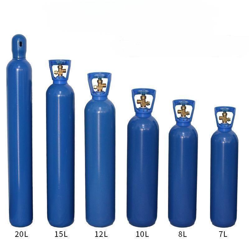 99.999% Purity Gas Cylinders 40L Seamless Steel Vessels for Oxygen/Carbon Dioxide/Nitrogen/Argon Gas Best Price