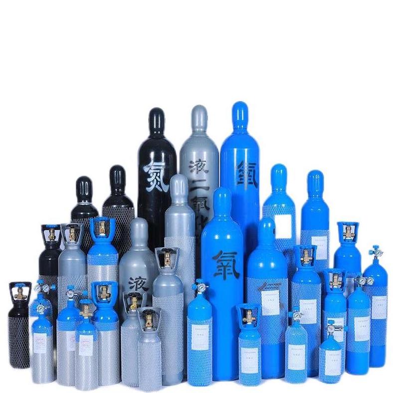 99.999% Purity Gas Cylinders 40L Seamless Steel Vessels for Oxygen/Carbon Dioxide/Nitrogen/Argon Gas Best Price