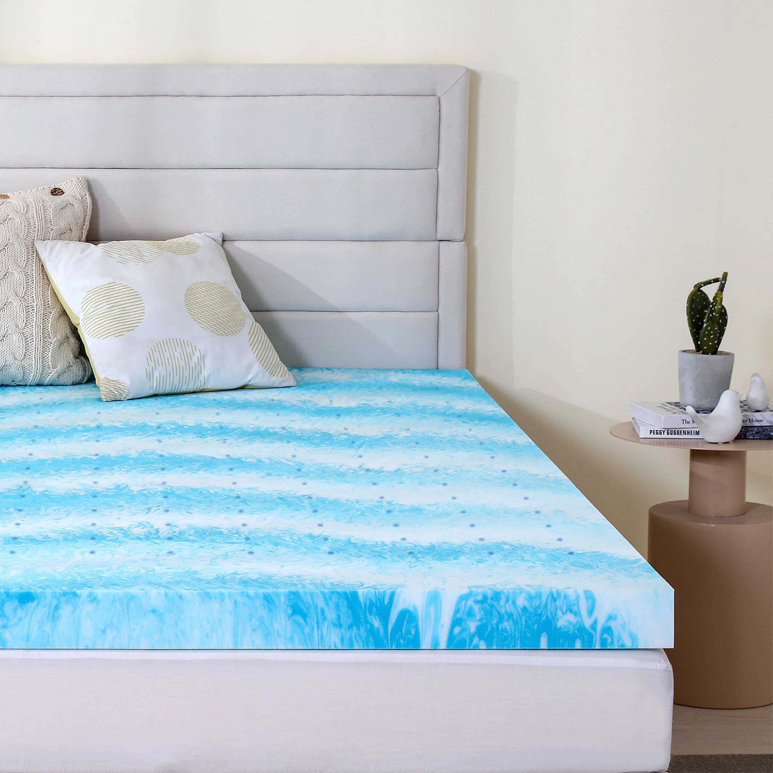 High Quality Pressure Relief 2 Inch bed mattress topper High Density memory foam mattress topper