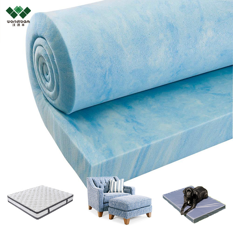 OEM/ODM supplier high polyurethane foam sheet memory foam sponge rebound foam composition blocks manufacturers for sofa/mattress