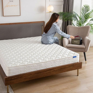 cheap price factory directly memory foam mattress queen king roll in a box with pillow colchones